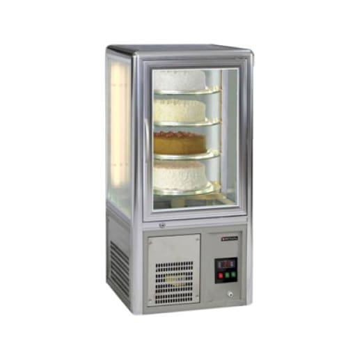 120lt Cake Display Fridge Table Top Salvadore Rotating