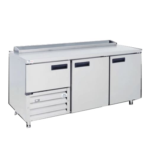 2.4m - 3.5 Door Top Underbar Fridge Self Contained Cabinet