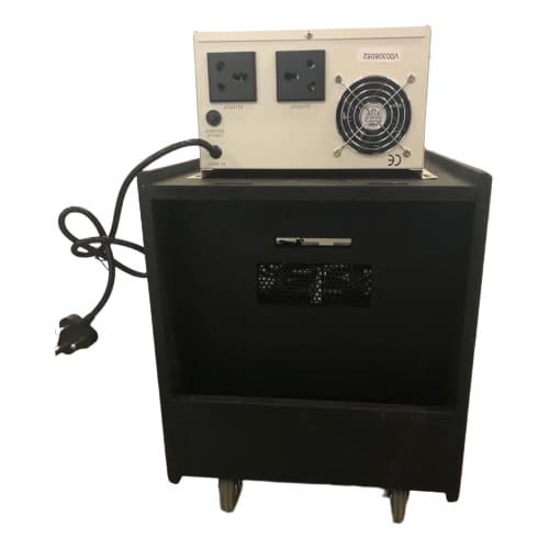 2.5kva Ups Wood Trolley With 2*100ah Gel Battery Sup-025024