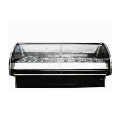 2.5m Counter Chiller Curved Glass Cgd250