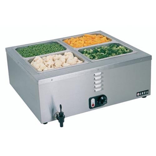 2 Division Bain Marie 18kg Table Top Anvil Bma0002