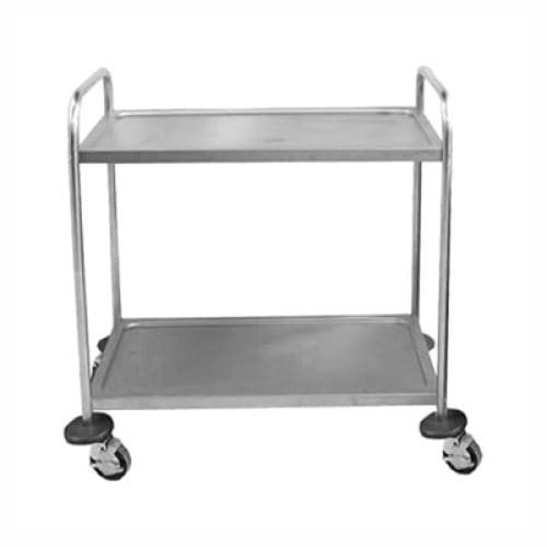 2 Tier Tea Trolley S/steel Global Tts0002