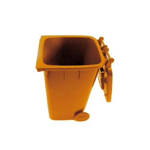 240lt Mobile Refuse Bin (orange) Paper Ibp3240