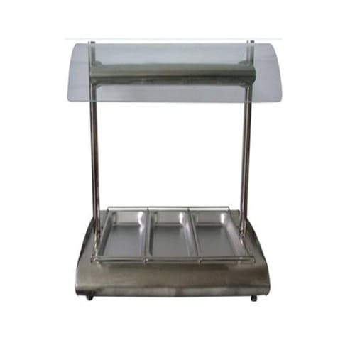 3 Division Bain Marie Curved Shape Gatto Hywfs-3