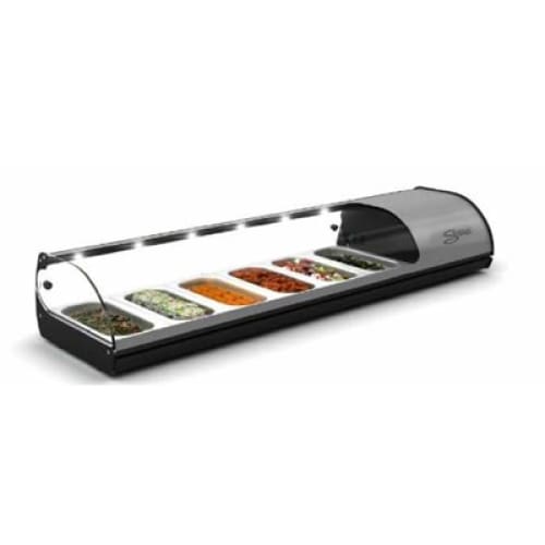6 Insert Cold Food Bar Salvadore Silver Sdf5006