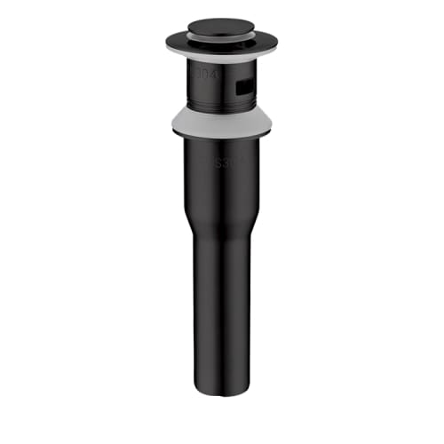 Basin Waste Pop-up Matt Black (slotted) Chromecater Mbd-6