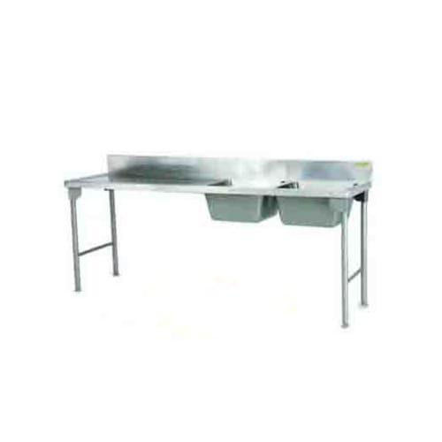 Double Bowl Sink 2300mm Mild Steel Legs Centre Sdsn1013o7