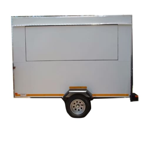 Mobile Kitchen Single Axle Closed Unit 2.4m X1.7m x 2m A4