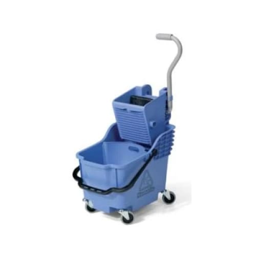 Numatic Plastic Bucket & Wringer Blue Dual Compartment