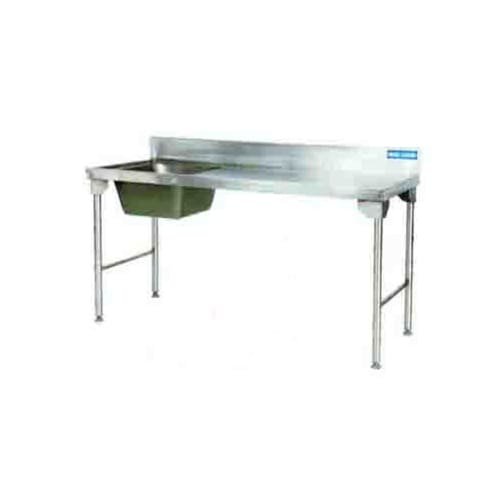 Single Bowl Sink 1800mm S/steel Legs Right Ezwh1006o7