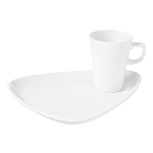 Triangular Snack Plate 24cm (6) Only Cc-wh-tsp.1