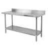 1.8m Splash - back Stainless Steel Table Chromecater Cc1.8sb