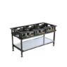 6 Burner Boiling Table Staggered Commercial Anvil Btg3006