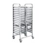 Stainless Steel Rack Trolley - 16 Tier