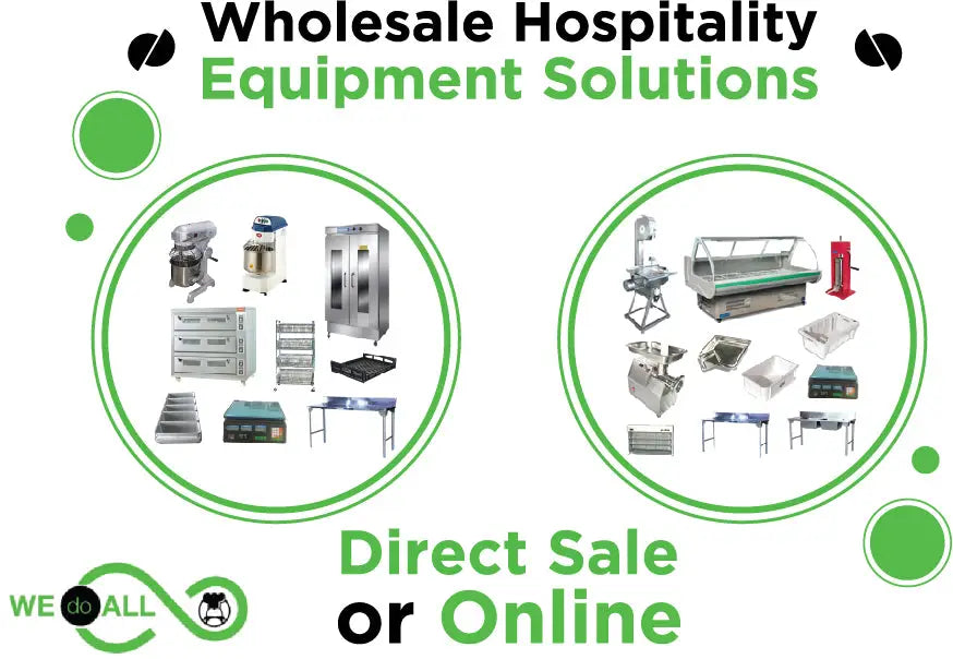 Wholesale hospitality equipment solutions direct or online from WeDoAll