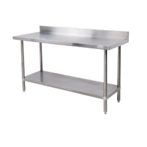 1.2m Splash - back Stainless Steel Table Chromecater Cc1.2sb