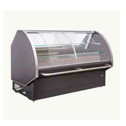 2.4 Curved Glass Pastry Chiller Cgpat2440sc