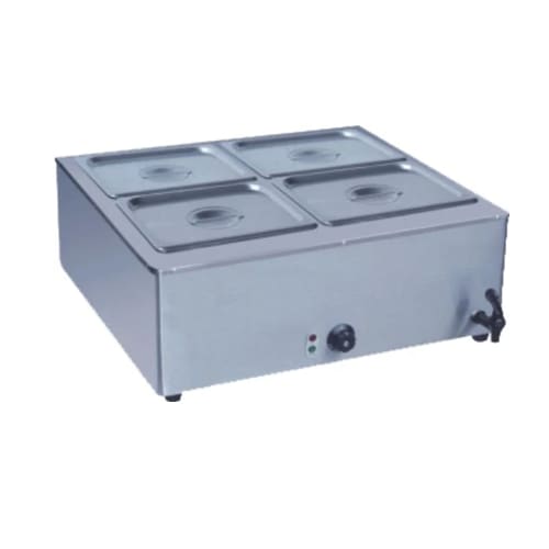 2 Division Bain Marie 4x1/2 Inserts Ideal (lcs-750)