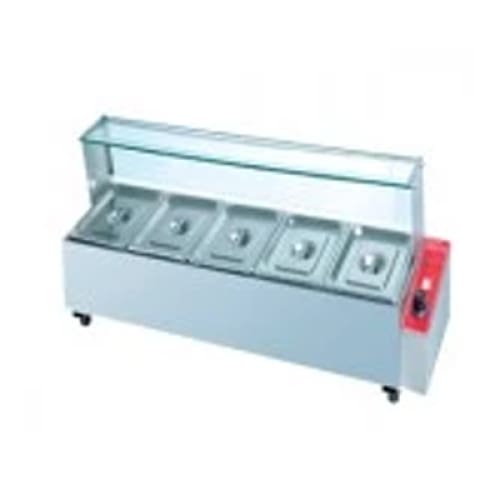 5 Division Bain Marie Tm Sneeze Guard Gatto Ot-bm-5