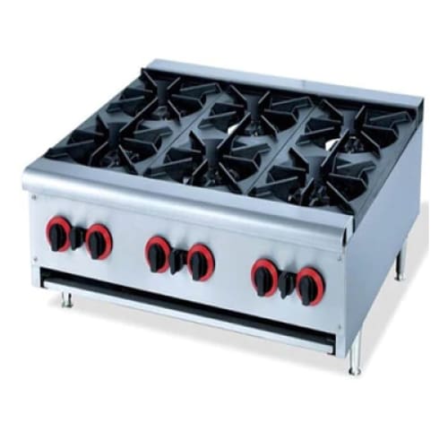 6 Burner Boiling Table Counter Model Gatto Ot-rb-6-fs
