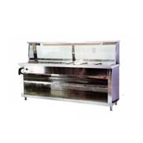 6 Division 2230mm Bain Marie With Sneeze Guard Econo Fm