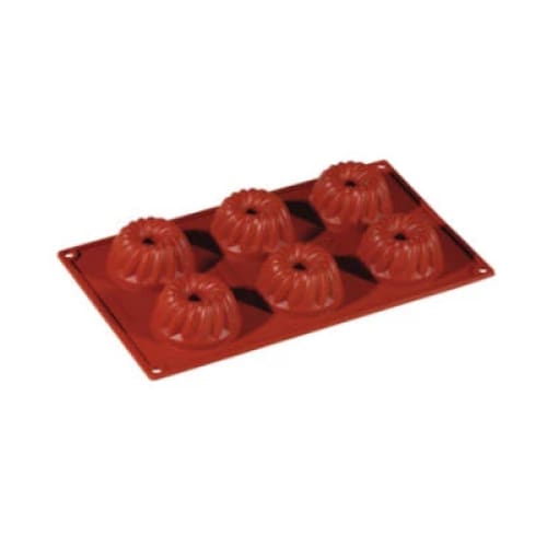 6 Portion Silicone Mould Guglhupf Msg0006