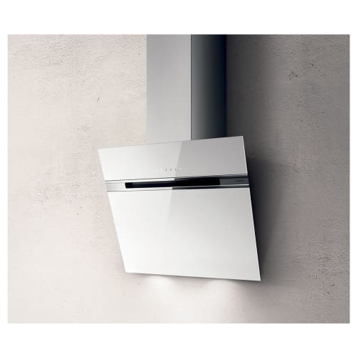 90cm Wall Mounted White Cooker Hood 10/stripe Wh