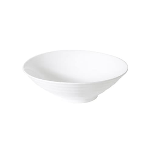 Accent - White - Large Bowl With Grain 36cm (4) Ng6105-36