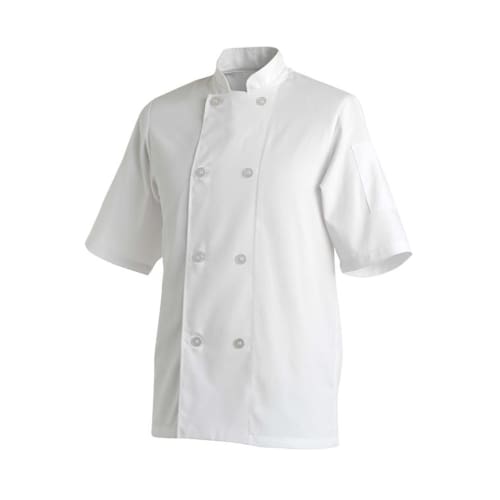 Chefs Uniform Jacket Basic Short - Large Chef E-quip Uni1023