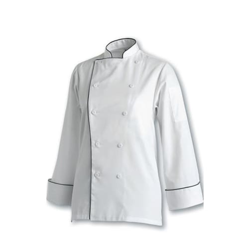 Chefs Uniform Ladies Basic Jacket Small Chef E-quip Uni6011