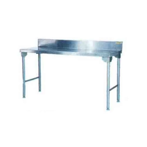 Econo Splash Back Table 1700mm Stainless Steel Legs