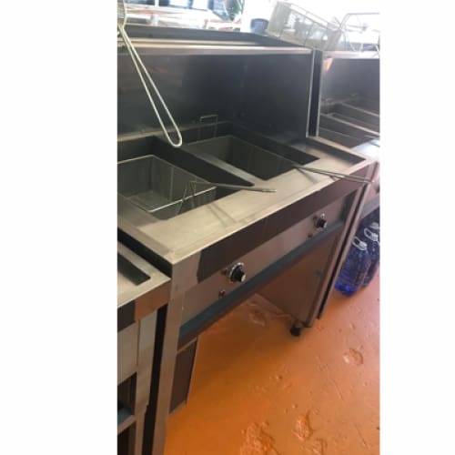 Heavy Duty Electric Fryer 2 Division Pkpfh2x20