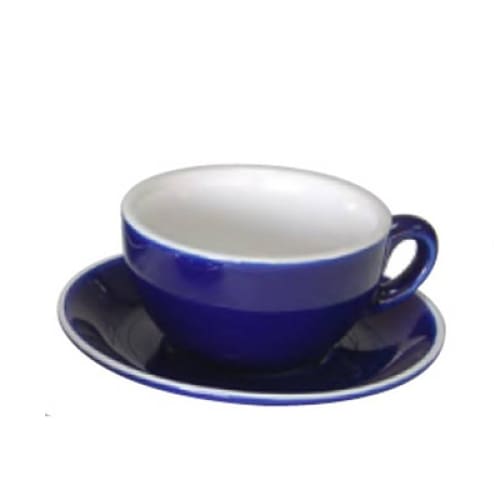 Italian - Blue Open Cappuccino Cup 21cl (12) Gs-r815c-bl