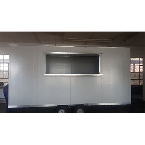 Mobile Kitchen Double Axle Non Braked 4m x 2m B2 Mkdacu4m