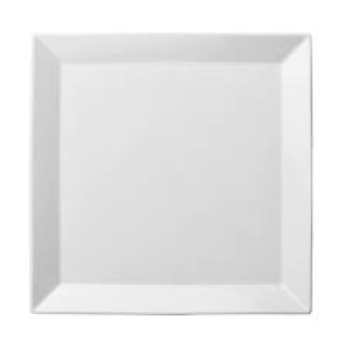 Olive - White -square Plate 16cm (24) Laol1704016