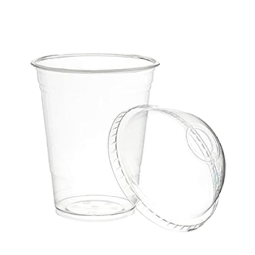 Plastic 270ml Cups & Lids