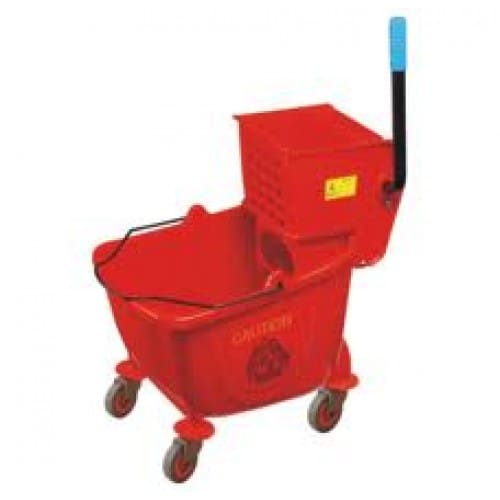 Plastic Bucket & Wringer- (red) 36 Lt Pbw0003