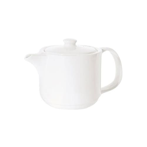Prima - White - Tea Pot With Lid 50cl (6) Da-228