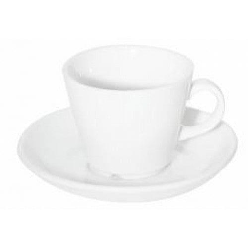 Prima - White - Cappuccino Saucer 15cm (24) Da-160