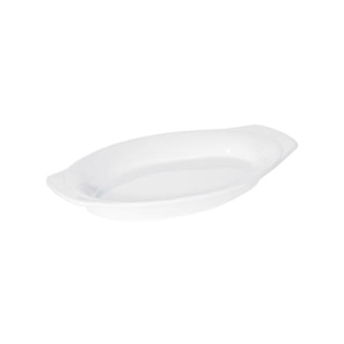 Prima - White - Oval Eared Dish 20cm (12) Da-238