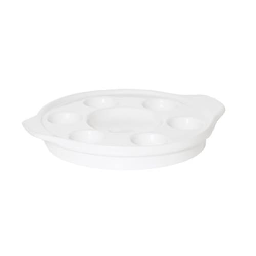 Prima - White - Snail Dish 20cm (12) Da-012