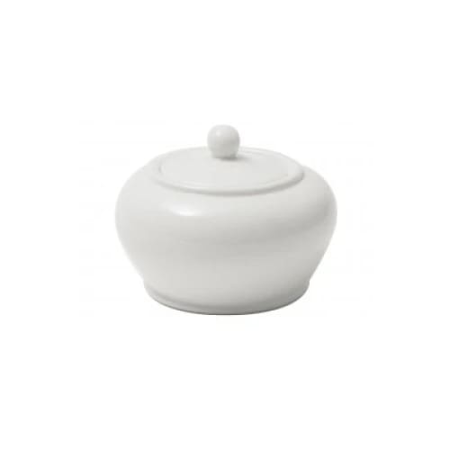 Prima - White - Sugar Bowl With Lid 20cl (12) Da-304