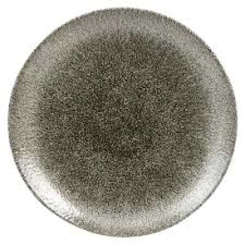 Raku Quartz Black Coupe Plate 28.8cm (12) Cc-rkbq-ev11.1