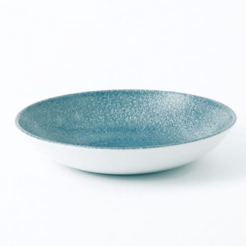 Raku Topaz Blue Coupe Bowl 18.2cm (12) Cc-rktb-evb7.1