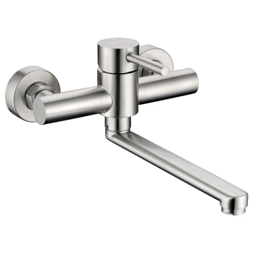 Single Lever Wall Mounted Sink Mixer With Bottom Swivel