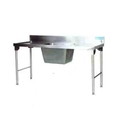 Single Pot Sink 1800mm S/steel Legs Center Ezwh1017o7