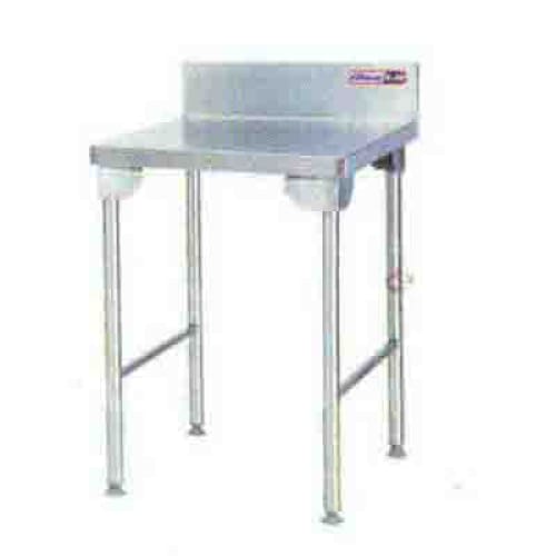 Splash Back Table 650mm S/steel Legs Sdta2001o7