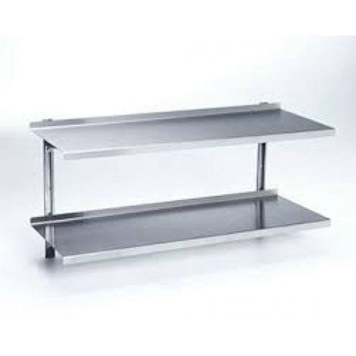 S/steel Wall Shelving Double 1200 x 300mm Ssw2200