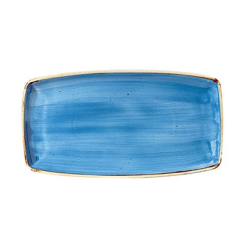 Stonecast - Cornflower Blue Oblong Plate 29.5 x 15cm (12)