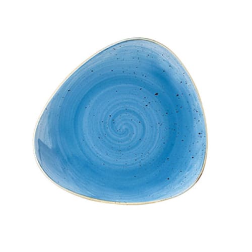 Stonecast - Cornflower Blue Triangle Bowl 15.3cm (12)